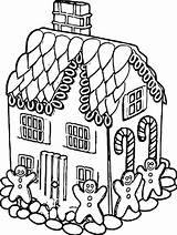 House Gingerbread Nice Coloring Pages Christmas Printable Sheets Kids Man Categories Men sketch template