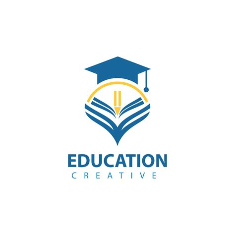 education logo template design vector illustration icon  vector art  vecteezy