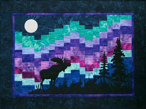 northern lights laser cut quilt kit