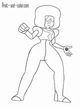 Steven Universe Coloring Garnet Pages Printable Color Print Character Info Getdrawings Xcolorings sketch template
