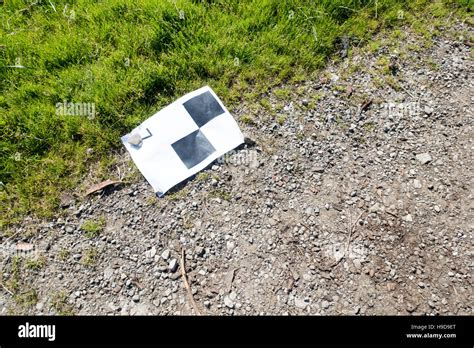 ground control point  drone mapping stock photo alamy