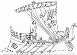 Odysseus Viking Longship Drawing Clipart Getdrawings sketch template