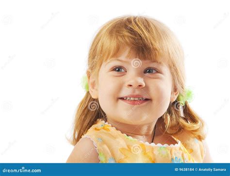 cute preschool girl stock photo image  cool happiness