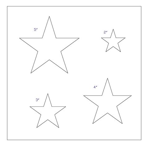 pointed star template  printable   hands  amazing