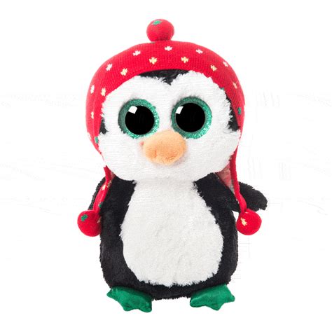 ty beanie boos medium freeze  penguin soft toy beanie boos ty