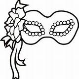 Mask Carnival Coloring Mardi Gras Getcolorings Color Pages Clipart Printable Clipartmag sketch template