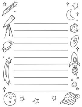 space themed writing teaching resources tpt