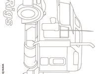 coloring pages trucks images  pinterest truck coloring