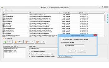 XLS Excel to PDF Converter screenshot #3