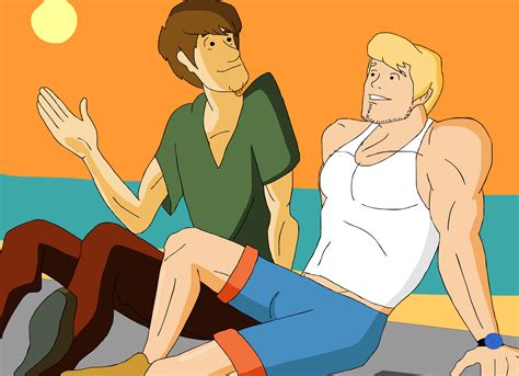 Fred And Shaggy Summer Time By Kim Possible333 On Deviantart