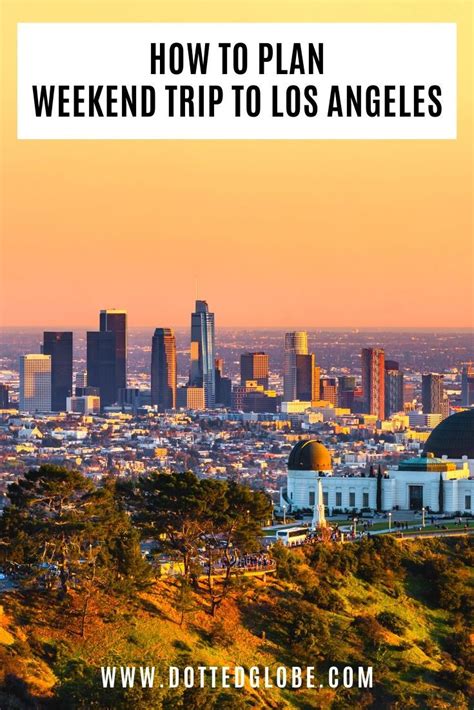 perfect days  los angeles travel usa los angeles itinerary