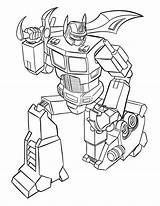 Optimus Mewarnai Transformer Marvelous Bumblebee Birijus Kissclipart Pre12 Juguete Autobot Gun Dinobots sketch template