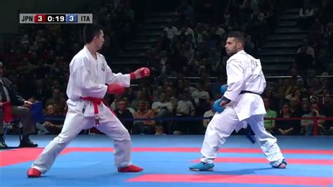 final luigi busa vs ryuichi tani 2014 world karate championships male kumite 75kg youtube