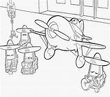 Coloring Planes Rochelle Chupacabra Disney El sketch template