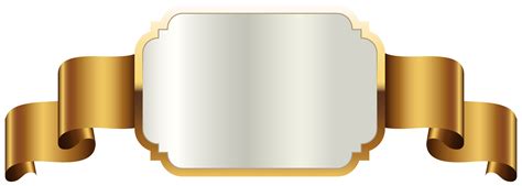 gold label template transparent png clip art image gallery
