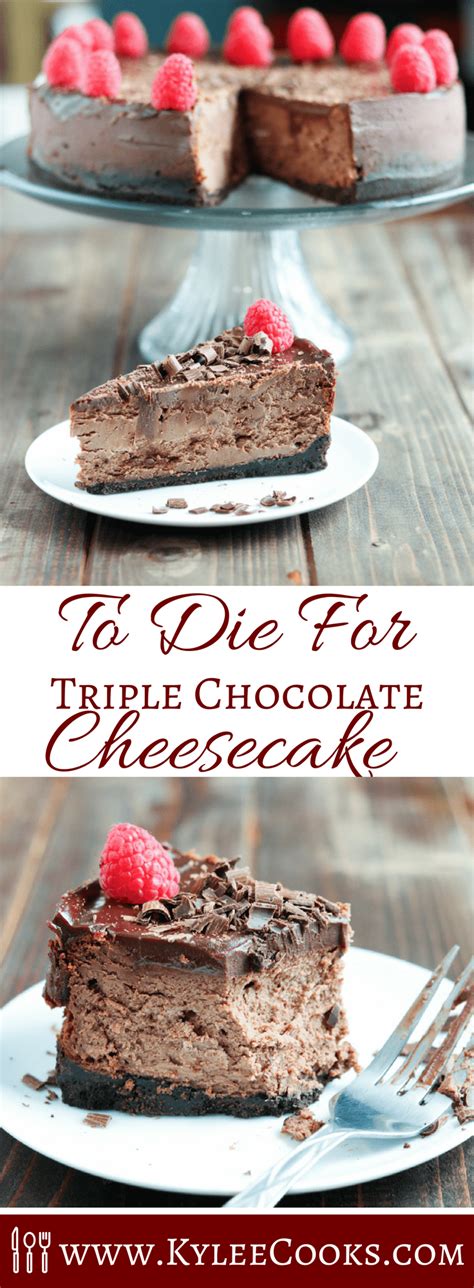 Decadent Triple Chocolate Cheesecake Recipe