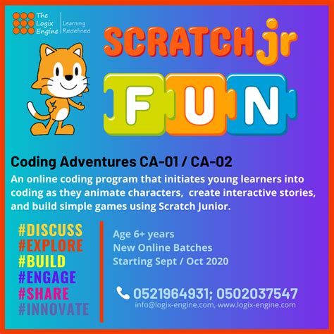 coding  scratch jr logix engine