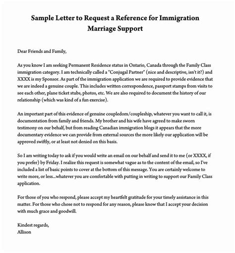 support letter sample  immigration beautiful reference letter
