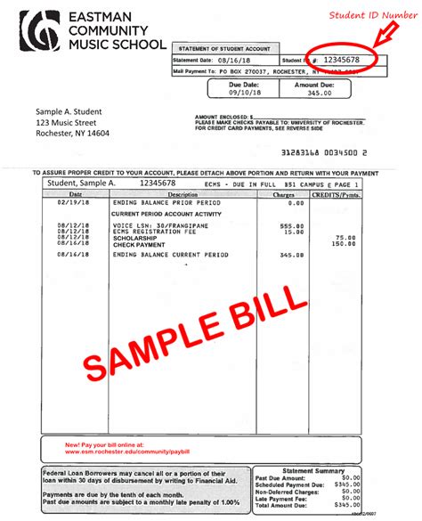 writing  bill template