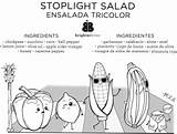 Brighter Stoplight Salad Outlooks Choices sketch template
