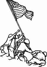 Soldier Iwo Jima Soldiers Clipartmag sketch template