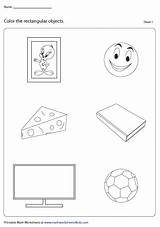 Rectangle Rectangles Rectangular Mathworksheets4kids Identify sketch template