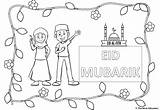 Eid Fitr sketch template