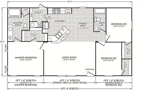 double wide trailer floor plans image