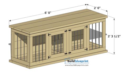 build  double dog kennel  diy plan
