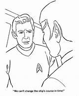 Trek Spock Ausmalbilder Coloriages Films Kirk Colouring sketch template