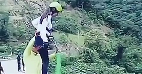 Woman S Bungee Jump Goes Horrifically Wrong Because Of Human Error