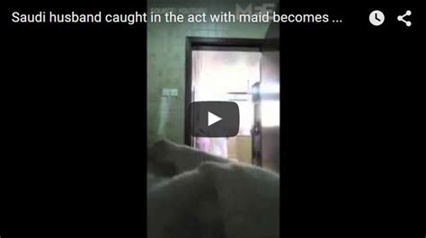 Viral Video In Saudi Husband Caught Cheating When His Wife Put A