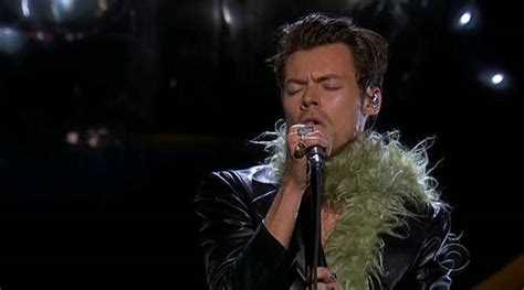 Harry Styles Grammy Outfit Harry Styles Grammys 2021 Performance Tk