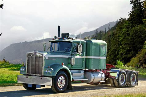classic kenworth semi truck photograph  dave koontz fine art america