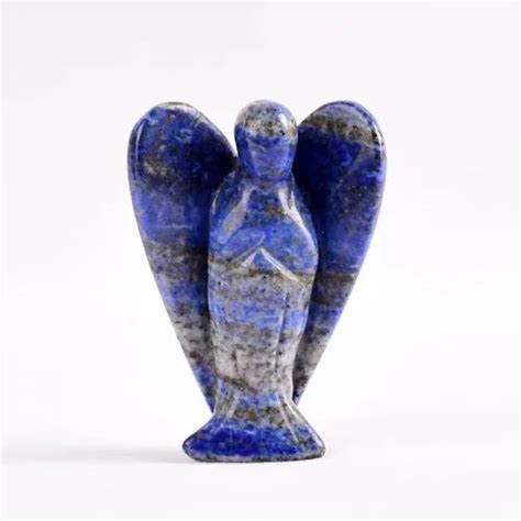 blue gemstone lapis lazuli angels packaging type box size 2 inch