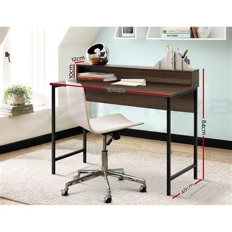 artiss computer desk office study table corner student desk metal desks