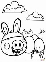 Coloring Pages Angry Easter Birds Bad Piggies Pig Minions Bird Colouring Bunny Cartoon Printable Face Minion Eggs Drawing Terence Clipart sketch template