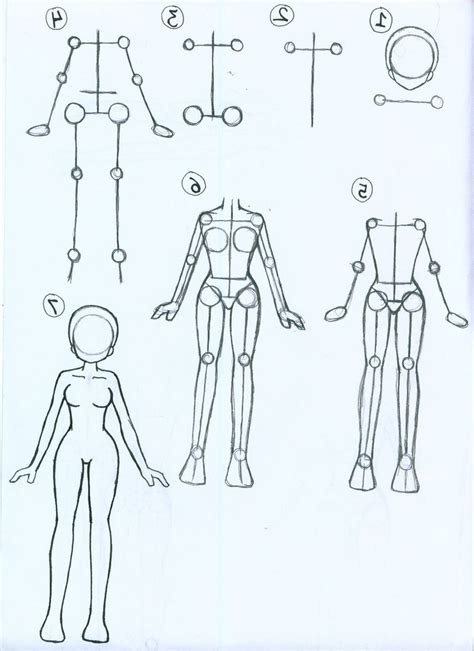 draw anime body base