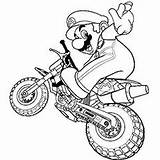 Mario Coloring Pages Super Kart Nabbit Printable Color Bike Online Print Cartoon Bros Characters Riding Colouring Gangsta Top Momjunction Gangster sketch template