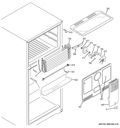 ge giehgherww top mount refrigerator parts sears partsdirect