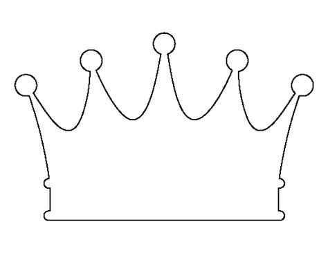 printable crown patterns  templates printable
