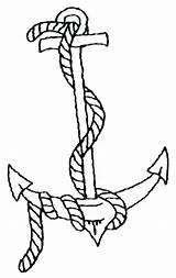 Anchor Coloring Pages Printable Color Getdrawings Getcolorings Library Popular Rope sketch template