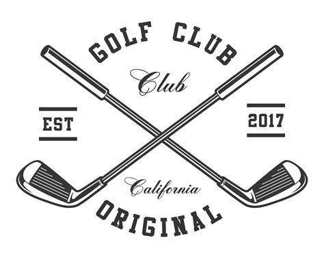 golf clubs  vector art  vecteezy
