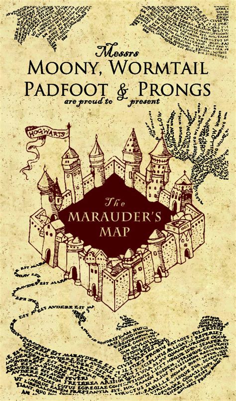 marauders map  itsyurimei  deviantart