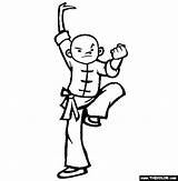 Wushu Coloring Pages Online Sports Thecolor sketch template