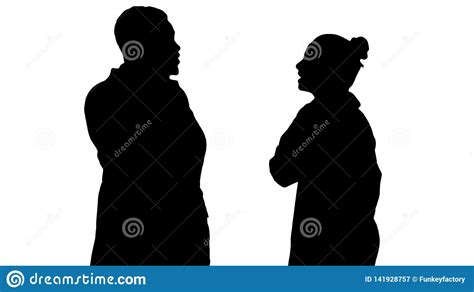 silhouette female and male doctor using mobile phones