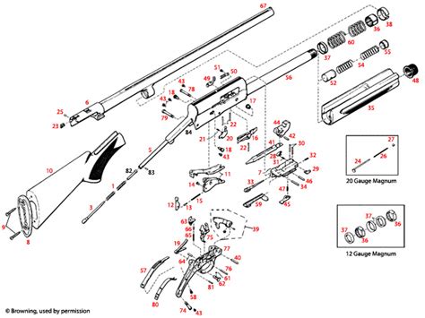 browning auto  schematic brownells uk