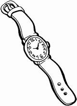 Coloring Wristwatch Painting Para Colorear Reloj Dibujos Drawing Color Time Hombres Paint Drawings sketch template