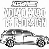 Volvo Ipd Xc90 Xc sketch template