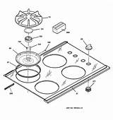 Cooktop Parts Diagram Model sketch template